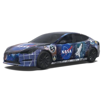 NASA Logo (Make me a NASA logo wrap.) – Tesla Model S Wrap