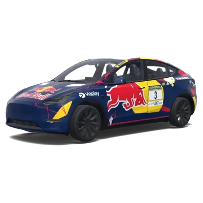 Red Bull Viaplay 3 – Tesla Model Y wrap