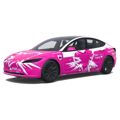 Heartbreak Cyberpunk – Tesla Model 3 wrap