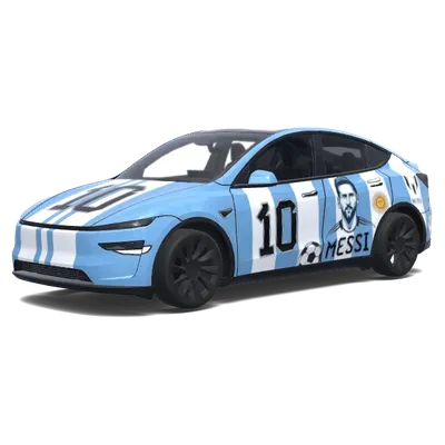 Messi Argentine (Argentina messi.) – covering Tesla Model Y