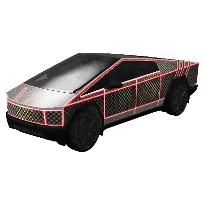 카본 사이버펑크 (Carbon Cyberpunk) – 테슬라 Cybertruck 랩핑