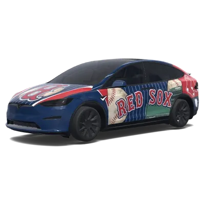 Boston Red Sox (Boston Red Sox.) – Tesla Model X Wrap