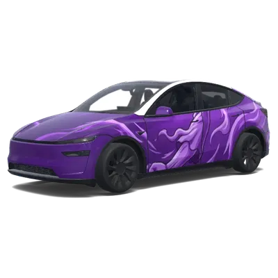 パープルフレーム モデルY – テスラ Model Y ラッピング