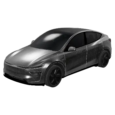 Hex Grid Armor – Tesla Model Y wrap