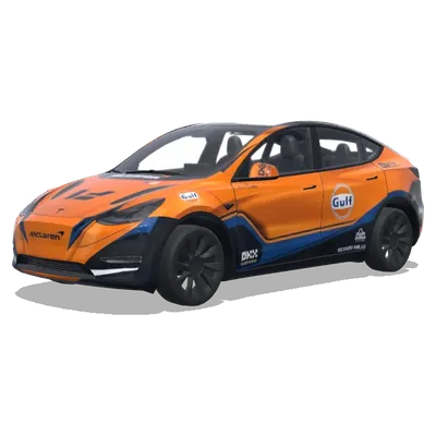 邁凱倫F1賽車 – 特斯拉 Model Y 塗裝
