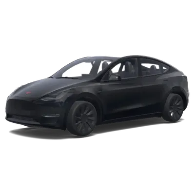 全車啞光黑配亮碳前唇 – 特斯拉 Model Y 塗裝