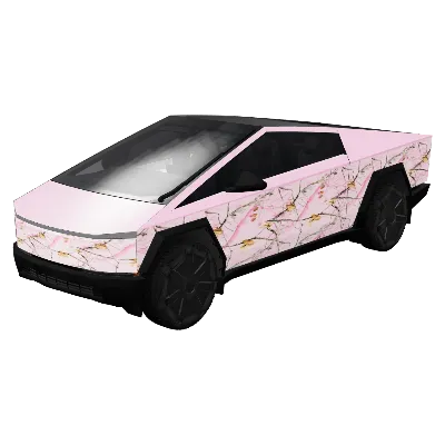 핑크 카모 (Pink Camo) – 테슬라 Cybertruck 랩핑