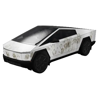 Forensic Brushed Steel – Tesla Cybertruck wrap