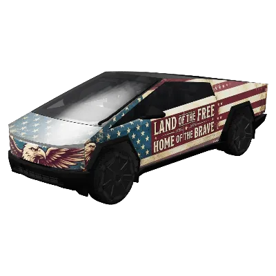 愛国者イーグルレガシー (Patriotic Eagle Legacy) – テスラ Cybertruck ラッピング