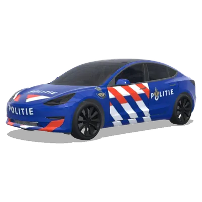 dutch police. – Tesla Model 3 wrap