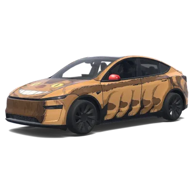 Catbus aus Totoro – Tesla Model Y Wrap