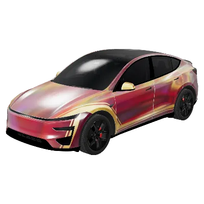 크림슨 골드 엘레강스 (Crimson Gold Elegance) – 테슬라 Model Y 랩핑