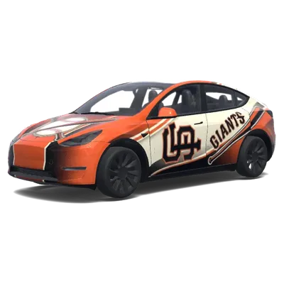 舊金山巨人棒球主題 – 特斯拉 Model Y 塗裝