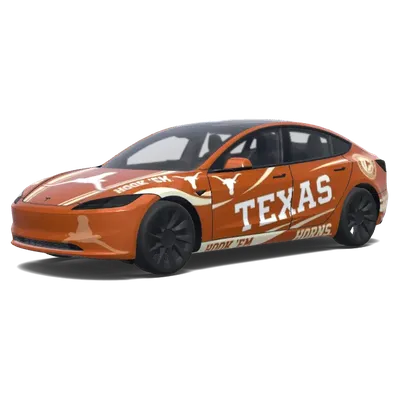 Texas Longhorns – Tesla Model 3 Wrap