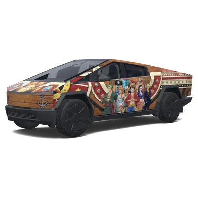サウザンドサニー号 – テスラ Cybertruck ラッピング