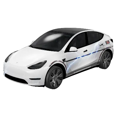 백 투 더 퓨처 모델 Y 구형 (Back to the Future - Model Y Pre-2025 (Original)) – 테슬라 Model Y 랩핑