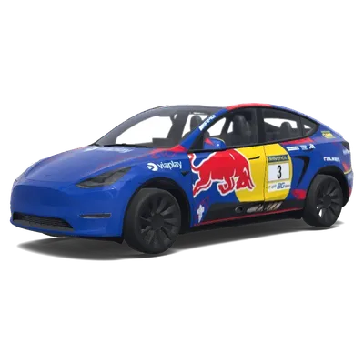 Viaplay Red Bull Wrap – Tesla Model Y wrap