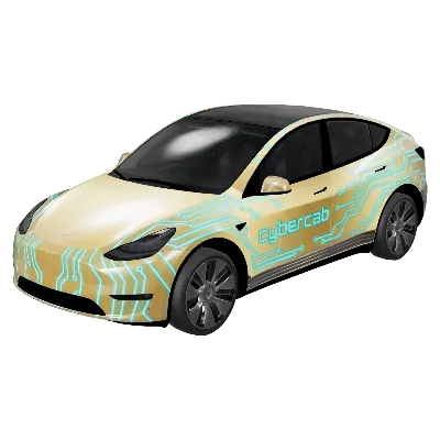 사이버 캡 모델 Y (Cyber Cab Model Y) – 테슬라 Model Y 랩핑