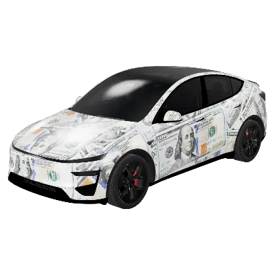 Райдер Бенджаминов (Benjamins' Ride) – оклейка Tesla Model Y