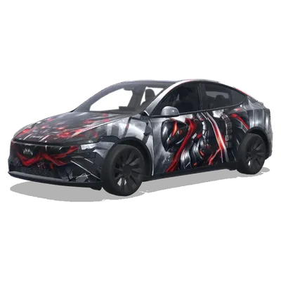 상단 중앙 정렬 – 테슬라 Model Y 랩핑