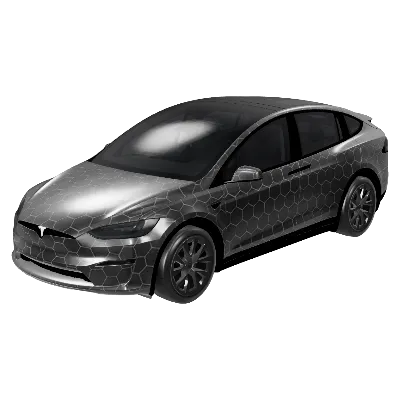 Honeycomb Armor – Tesla Model X wrap