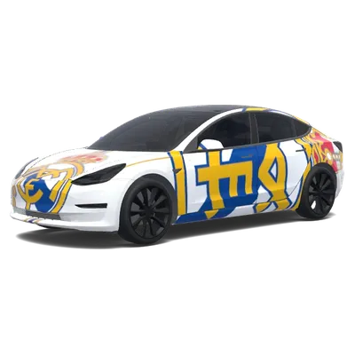 Real Madrid – Tesla Model 3 Wrap