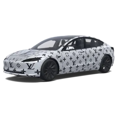 Louis Vuitton – wrap para Tesla Model 3