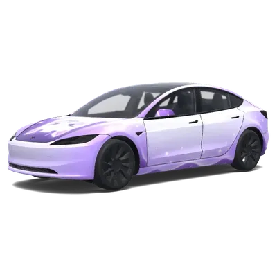 Geist mit Katzenkopf – Tesla Model 3 Wrap