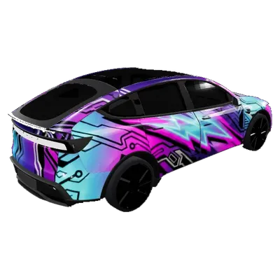 ネオ東京レーシング Model Y ロングレンジ (Itasha neo-Tokyo racing - Model Y Long Range) – テスラ Model Y L ラッピング