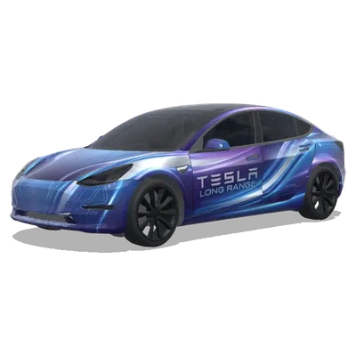 テスラロングレンジ (tesla long range.) – テスラ Model 3 ラッピング