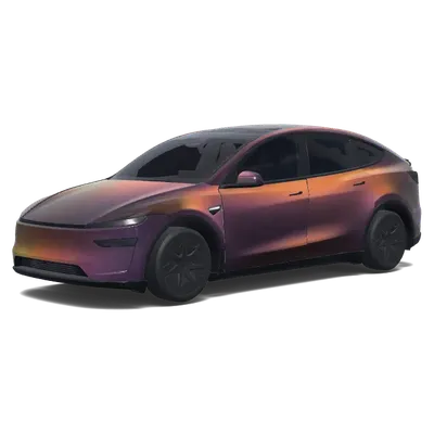 Irisierendes Purpur-Chrom – Tesla Model Y L Wrap