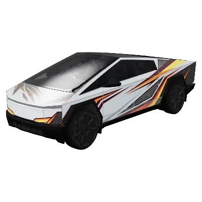 Сотовая ярость (Honeycomb Fury) – оклейка Tesla Cybertruck