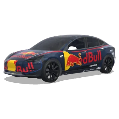 Red bull f1 car 2025. – Tesla Model 3 wrap